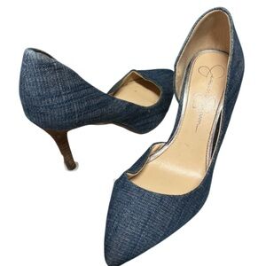 Jessica Simspon Denim heels